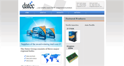 Desktop Screenshot of datec-group.com